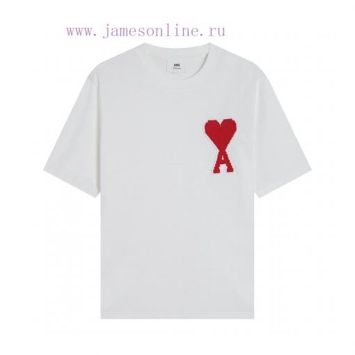 2025 Spring/Summer T-shirtStyle Number 114 Ami Diamond Shaped Large Seal Style￥Ami Spring/Summe 89uzh6u5 - Image 2