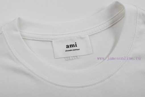 2025 Spring/Summer T-shirtStyle Number 114 Ami Diamond Shaped Large Seal Style￥Ami Spring/Summe 89uzh6u5 - Image 6