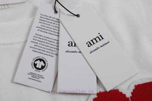 2025 Spring/Summer T-shirtStyle Number 114 Ami Diamond Shaped Large Seal Style￥Ami Spring/Summe 89uzh6u5 - Image 8