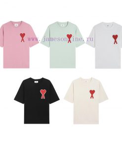 2025 Spring/Summer T-shirtStyle Number 114 Ami Diamond Shaped Large Seal Style￥Ami Spring/Summe rnfbjkg3