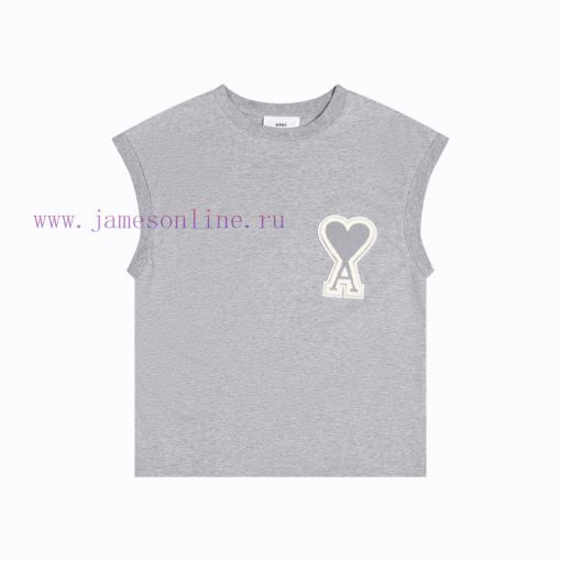 2025 Spring/Summer Tank TopStyle 115 AMI Dazhangzai Love Tank Top ￥ Five ColorsAmi Zhangzai Ves 7knfou1o - Image 2