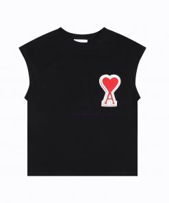 2025 Spring/Summer Tank TopStyle 115 AMI Dazhangzai Love Tank Top ￥ Five ColorsAmi Zhangzai Ves 04r11tiw