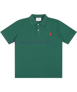2025Ami Spring/Summer Polo ShirtUpgraded And Thickened Quality Sweeping Guangfu South Style 118 s67583jd