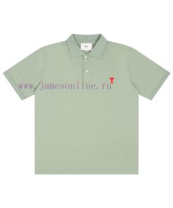 2025Ami Spring/Summer Polo ShirtUpgraded And Thickened Quality Sweeping Guangfu South Style 118 25ph3sn2