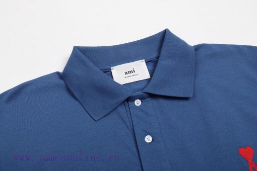 2025Ami Spring/Summer Polo ShirtUpgraded And Thickened Quality Sweeping Guangfu South Style 118 lgzgid11 - Image 5