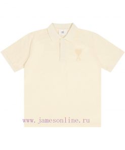 2025Ami Spring/Summer Polo Shirt In 10 ColorsStyle 119 Towel Embroidered Love Polo Shirt￥Upgrad ldyji491