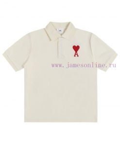 2025Ami Spring/Summer Polo Shirt In 10 ColorsStyle 119 Towel Embroidered Love Polo Shirt￥Upgrad gcp8rwta
