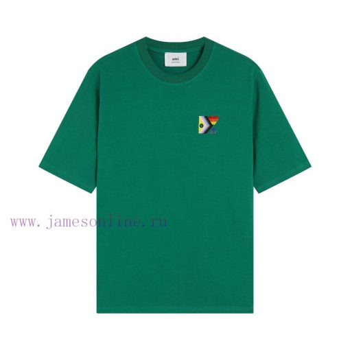 2025 Ami Spring/Summer T-shirt (8 Colors)Item Number 120Ami Short Sleeved Official New Product klhxlkaa - Image 2