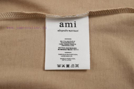 2025 Ami Spring/Summer T-shirt (8 Colors)Item Number 120Ami Short Sleeved Official New Product ka0f6ebm - Image 9