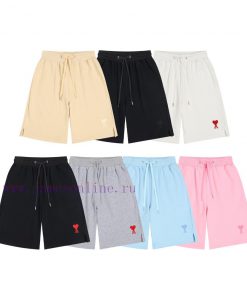 2025 Ami Spring/Summer ShortsItem Number A12; Seven Colors￥Ami's New Heart-shaped Towel Embroid vxb90k24