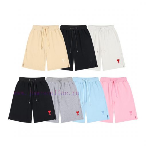 2025 Ami Spring/Summer ShortsItem Number A12; Seven Colors￥Ami's New Heart-shaped Towel Embroid vxb90k24