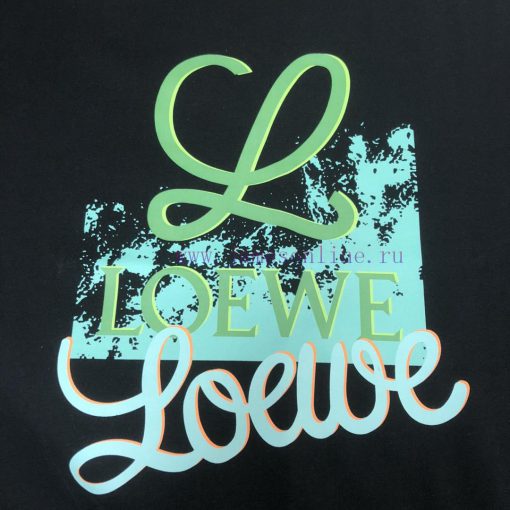 LOEWE's New Summer Round Neck Short Sleeved T-shirt Is Made Of High-end Pure Cotton Fabric With asw0v0cu - Image 5