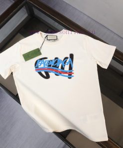 Gucci's New Summer Round Neck Short Sleeved T-shirt Weighing 270g Is Made Of High-quality Pure ygxusg88