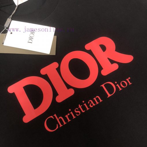 DIOR 25SS Summer New Round Neck Short Sleeve T-shirt 270g Heavy Duty High End Pure Cotton Fabri 846frujl - Image 6