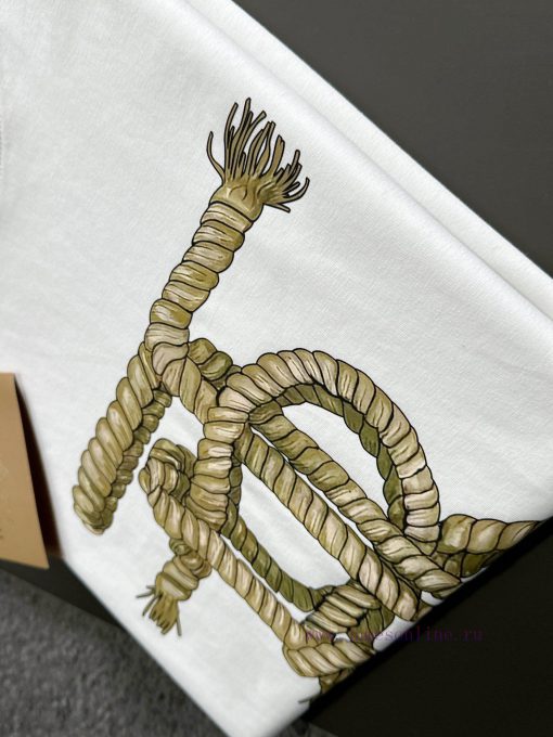 Burberry 2025SS Spring/Summer Round Neck Fashion Short Sleeve T-shirt Synchronized With The Off f13rg7uh - Image 9