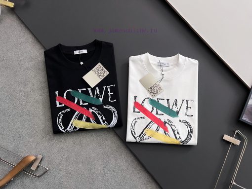 Loe * 2025 Short Sleeved T-shirt Weighing 260g Is A Great Choice For Creating Casual And Fashio fyfgv67s - Image 3