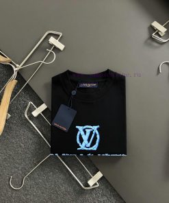 L Brand * Fitted Version M-3XLTop Black And White Dual Color Printed Fabric Heavyweight Short S 6n8g1nxe