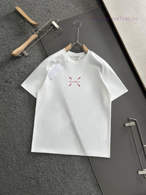 MM6 2025SS Spring/Summer Round Neck Fashion Short Sleeve T-shirt Synchronized With The Official yvavz362 - Image 2