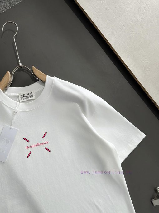 MM6 2025SS Spring/Summer Round Neck Fashion Short Sleeve T-shirt Synchronized With The Official yvavz362 - Image 5