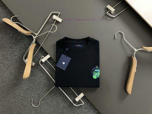 L Card * Loose Fit M-3XL25 Early Spring Latest Ch Joint Large Tongue Letter Offset Heavy Short fdpicoj3