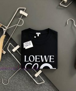 LOEWE 25SS Summer New Round Neck Short Sleeve T-shirt 270g Heavy Duty High End Pure Cotton Fabr 6y6d2tpg