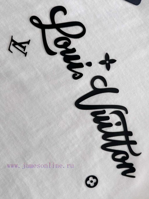 LV2025SS Spring/Summer Round Neck Fashion Short Sleeve T-shirt Synchronized With The Official W 5awc5hy4 - Image 5