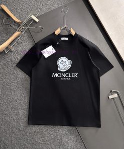 MON 2025SS Spring/Summer Round Neck Fashion Short Sleeve T-shirt Synchronized With The Official npqpve67