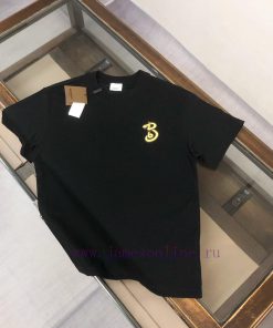 Burberry 2025 Spring/Summer New Collection: Pure Cotton Short Sleeved T-shirt With Simple Desig 4sv4aux6