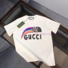 GUCCI's New Summer Round Neck Short Sleeved T-shirt Is Made Of High-end Pure Cotton Fabric With 1j0b6vyg