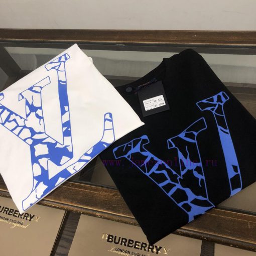LV's New Summer Round Neck Short Sleeved T-shirt Is Made Of High-end Pure Cotton Fabric With A odg2foii - Image 4