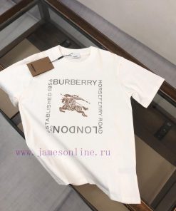 Burberry BERRY 2025 Short Sleeve T-shirt An Absolute Top Of The Line Hot Item With A Chest Lett 6hetj5vg