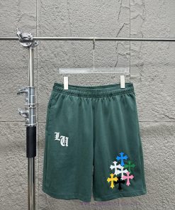 Chrome Hearts CH Crossheart 2025ss New Cross Casual ShortsCustomized Pure Cotton Fabric Weighin 7ll2lv23