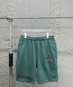 Chrome Hearts CH Crossheart 2025ss New Cross Casual ShortsCustomized Pure Cotton Fabric Weighin uwcwt5gr