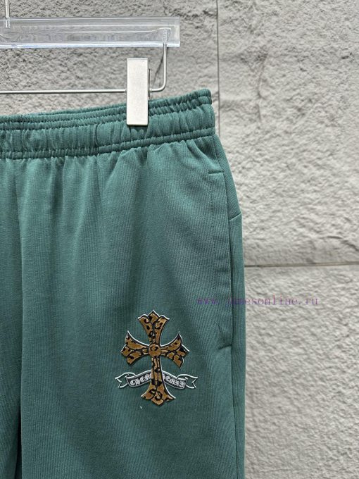 Chrome Hearts CH Crossheart 2025ss New Cross Casual ShortsCustomized Pure Cotton Fabric Weighin uwcwt5gr - Image 5