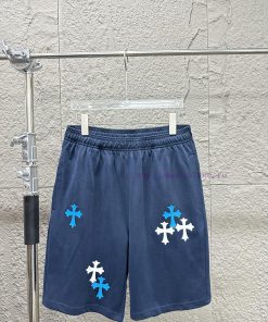 Chrome Hearts CH Crossheart 2025ss New Cross Casual ShortsCustomized Pure Cotton Fabric Weighin xdvzj4p6