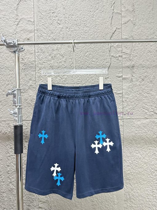 Chrome Hearts CH Crossheart 2025ss New Cross Casual ShortsCustomized Pure Cotton Fabric Weighin xdvzj4p6