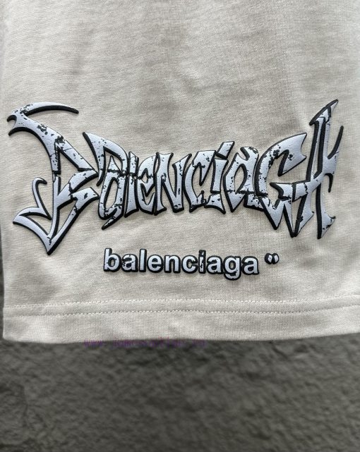 High Quality Balenciaga/Balenciaga Logo Letter Casual ShortsCustomized Pure Cotton Fabric Weigh zv3aztio - Image 5
