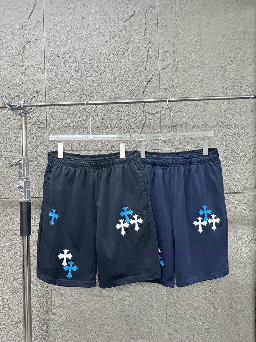 Chrome Hearts CH Crossheart 2025ss New Cross Casual ShortsCustomized Pure Cotton Fabric Weighin xdvzj4p6 - Image 9