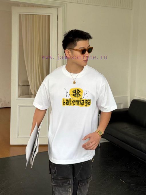 Early Spring 2025 BALENCIAGA ParisFabric: 26 Count Pure Cotton Double YarnWeight 330gSize S M L cye08mgz - Image 3