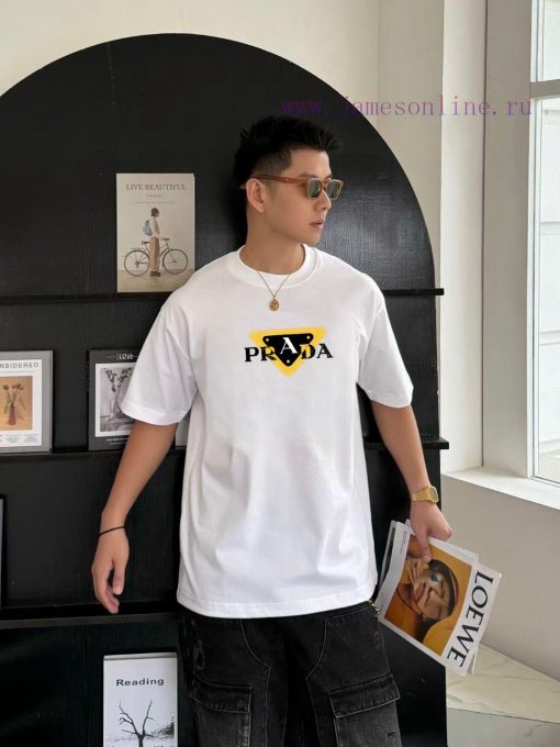 Early Spring 2025 Prada PradaFabric: 26 Count Pure Cotton Double YarnWeight 330gSize S M L XL 2 hsg2w3bm - Image 2