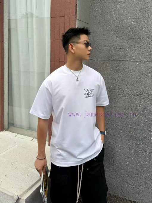 Early Spring 2025 Louis VuittonFabric: 26 Count Pure Cotton Double YarnWeight 330gSize S M L XL 42rmjiz2 - Image 4