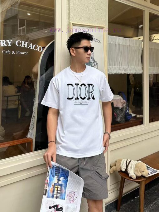 Early Spring 2025 DiorFabric: 26 Count Pure Cotton Double YarnWeight 330gSize S M L XL 2XLCraft e9b7gc2j - Image 3