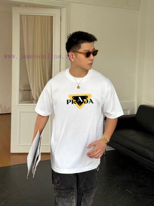 Early Spring 2025 Prada PradaFabric: 26 Count Pure Cotton Double YarnWeight 330gSize S M L XL 2 hsg2w3bm - Image 4