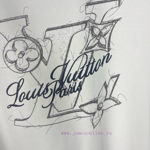Early Spring 2025 Louis VuittonFabric: 26 Count Pure Cotton Double YarnWeight 330gSize S M L XL 42rmjiz2 - Image 10