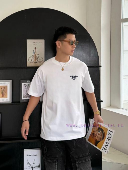 Prada In Early Spring 2025Fabric: 26 Count Pure Cotton Double YarnWeight 330gSize S M L XL 2XLC jbpj9q77 - Image 3