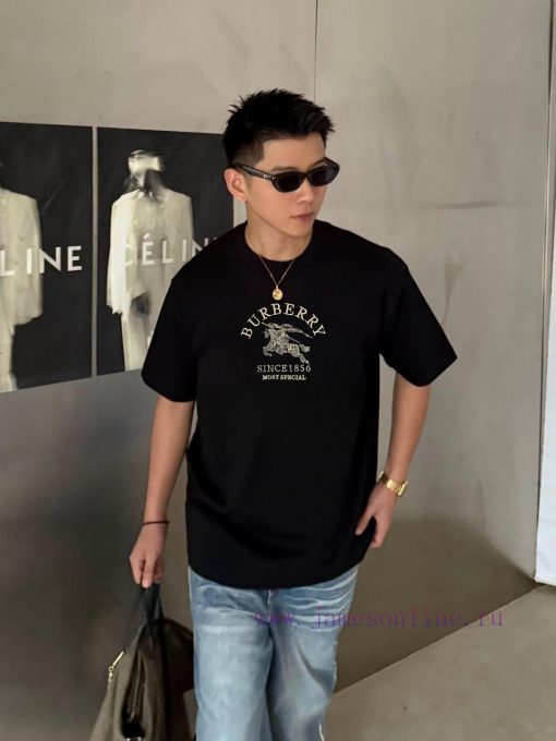 Early Spring 2025 BurberryFabric: 26 Count Pure Cotton Double YarnWeight 330gSize S M L XL 2XLC myi93a0a - Image 3