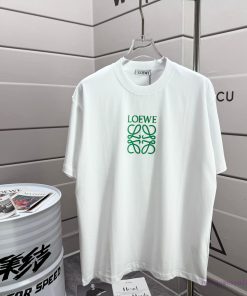 # Loe * 2025 Spring/Summer Classic Green Totem Simple Letter Thick Plate Craftsmanship Stereosc df6a4lfj