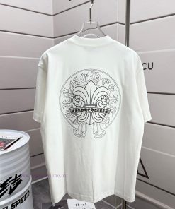 CH Kroxin 2025 Summer New Style Horseshoe Embroidered Printed Short Sleeve T-shirt Customized F 9r3i2hbe