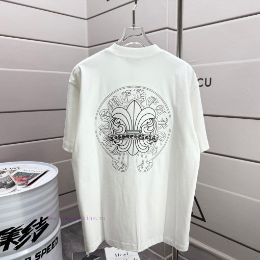 CH Kroxin 2025 Summer New Style Horseshoe Embroidered Printed Short Sleeve T-shirt Customized F 9r3i2hbe