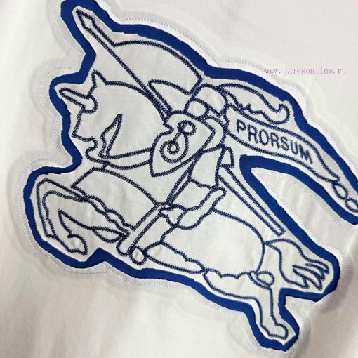 Burberry 2025 Spring/Summer Classic War Horse Patch Embroidered Personalized Logo Custom Double 9kv7uydg - Image 7